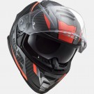LS2 STORM RACER SVART/ORANSJE thumbnail