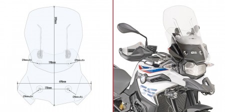 VINDSKJÆRM BMW