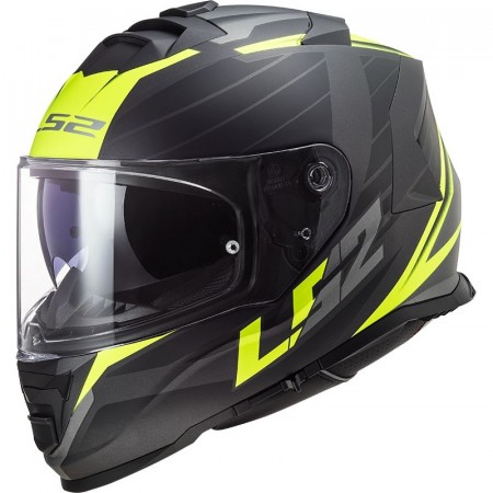 LS2 STORM NERVE SVART/GUL
