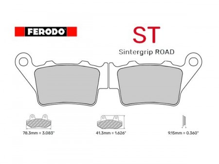 FERODO BREMSEKLOSS SINTER FDB2005ST