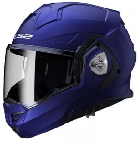 LS2 Åpningshjelm FF901 Advant X Oblivion Solid Matt Blå