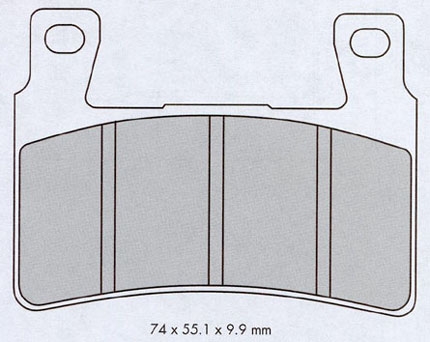 FERODO BREMSEKLOSS SINTER FDB2079ST