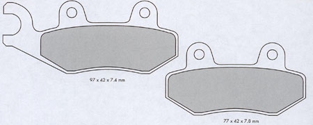 FERODO Bremsekloss sett FDB497P