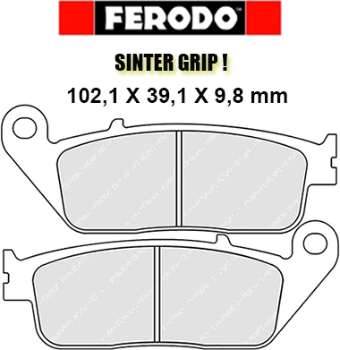 FERODO Bremseklosser Sinter street FDB664ST