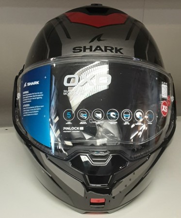 Shark OXO Sort/rød/grå