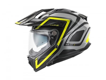 GIVI ENDURO HJELM svart/grå/gul
