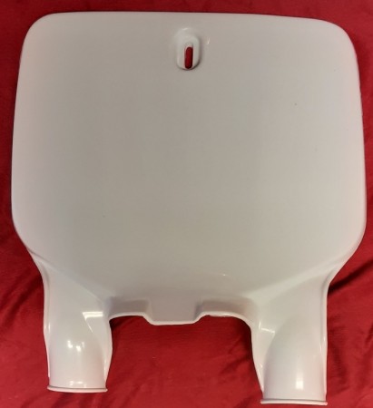 KAWASAKI NUMBER PLATE WHITE