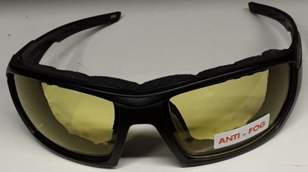 SOLBRILLE MED ANTIFOG GULT GLASS