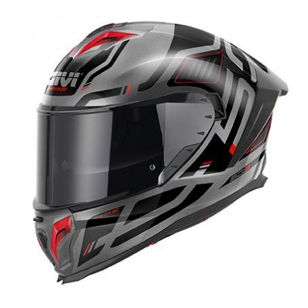 GIVI HEHJELM  50.3 sort/sølv/rød